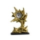 thumbnail image 4 of Colección de relojes de mesa con figuras de resina, estatua de reloj de mesa para TV, estante de oficina, alce, 4 of 9