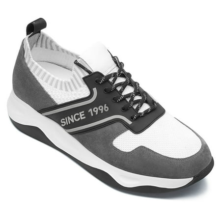 

CMR CHAMARIPA Elevator Shoes for Men Men s Elevator Sneakers - Raised Shoes For Men - Knitted Fabric Sneakers That Make You Taller 8 CM / 3.15 Inches