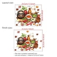 thumbnail image 4 of Adhesivos de pared autoadhesivos de PVC con ingredientes alimentarios, 29,5 x 24 cm, 4 of 4