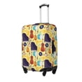 thumbnail image 2 of Daiia Musical Instruments Luggage Cover, Thickened Washable Travel Luggage Covers, Elastic Unique Baggage Covers for 18-20 inch Luggage-Medium, 2 of 9
