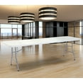 thumbnail image 4 of NPS BT3000 30x96" Modern Plastic Heavy Duty Folding Table in Speckled Gray, 4 of 9