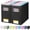 Black, variant on File Organizer Box, Cardboard File Folder Organizer with Handle for Letter Size, Portable Collapsible Hanging Filing Box for Home Office Document Storage (2 Pack, Black)