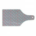 thumbnail image 1 of Blue and Pink Cutting Board, Abstract Petals and Leaves, Decorative Tempered Glass Cutting and Serving Board, in 3 Sizes, by Ambesonne, 1 of 2