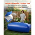 thumbnail image 3 of VEVOR Water Storage Bladder 264.2 Gallon Large Capacity Water Bag, Portable & Collapsible Soft Waters Container, Leakproof & Tear-Resistant PVC Emergency Waters Storage Tank for RV Truck & Outdoor Use, 3 of 9
