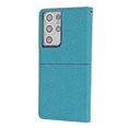 thumbnail image 4 of Dteck for Samsung Galaxy S21 Ultra Flip Wallet Case, PU Leather Case with Card Slot Kickstand and Wrist Strap Shockproof Protective Case for S21 Ultra 6.8" 2021 Women Men, Blue, 4 of 11