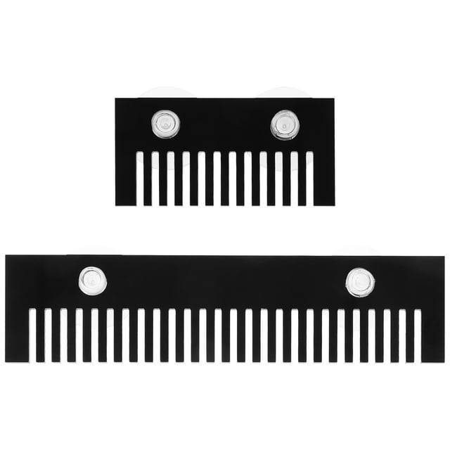 Miangastore 2pcs Aquarium Weir Comb Fish Tank Acrylic Aquarium Weir Comb Fish Tank Anti-overflow Accessory