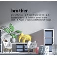 thumbnail image 2 of Sister or Brother Definition Vinyl Wall Decals Quotes Sayings Words Art Lettering - Vinyl Wall Art Sticker for Kids Room Bedroom Wall Art Décor 36x11-Inch Black, 2 of 3