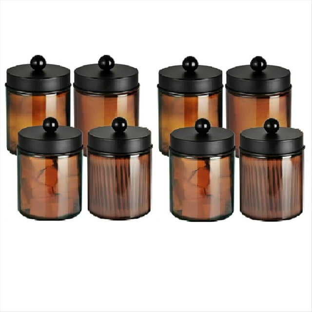 Contenedor para Hisopos de Algodón, Organizador de Baño para Bastoncillos de Algodón, Esponjas de Maquillaje y de Almacenamiento.