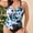 Mint Green, variant on ITSAME Plus Size Swimwear for Women Floral Printed One Piece Swimsuit with Chest Pad Beach Bathing Suit Hot Pink Size L