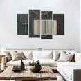 thumbnail image 3 of Elephant Stock Bible Wall Art - Horizontal Multi Panel Canvas - Living Room Wall Decor - Religion And Spirituality Multi Panel - Gray And Beige Decor - 75" x 48", 3 of 8