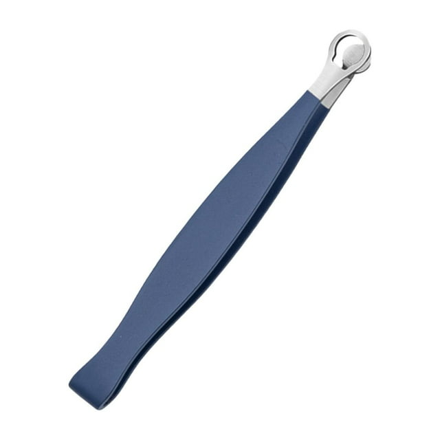 Pince à Épiler Universelle pour Poils de Nez, Pince Ronde pour Incarnés Bleue