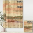 thumbnail image 3 of Designart 'Influence of Line and Color' Traditional Floral Print on Natural Pine Wood, 3 of 3