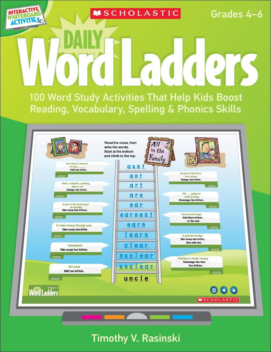 Interactive Whiteboard Activities Daily Word Ladders (Gr. 46) 100