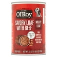 thumbnail image 2 of (12 pack) Ol' Roy Savory Loaf with Beef Wet Dog Food, 22 oz, 2 of 16