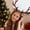 Coffee-CO Home Decor, variant on karymi Christmas Oversized Antlers Headband with Bow Tie Hair Band 11.02 inch Brown Red Coffee Plastic Festive Party Accessory Christmas Party Decorations Big Savings Big Savings Winter Savings