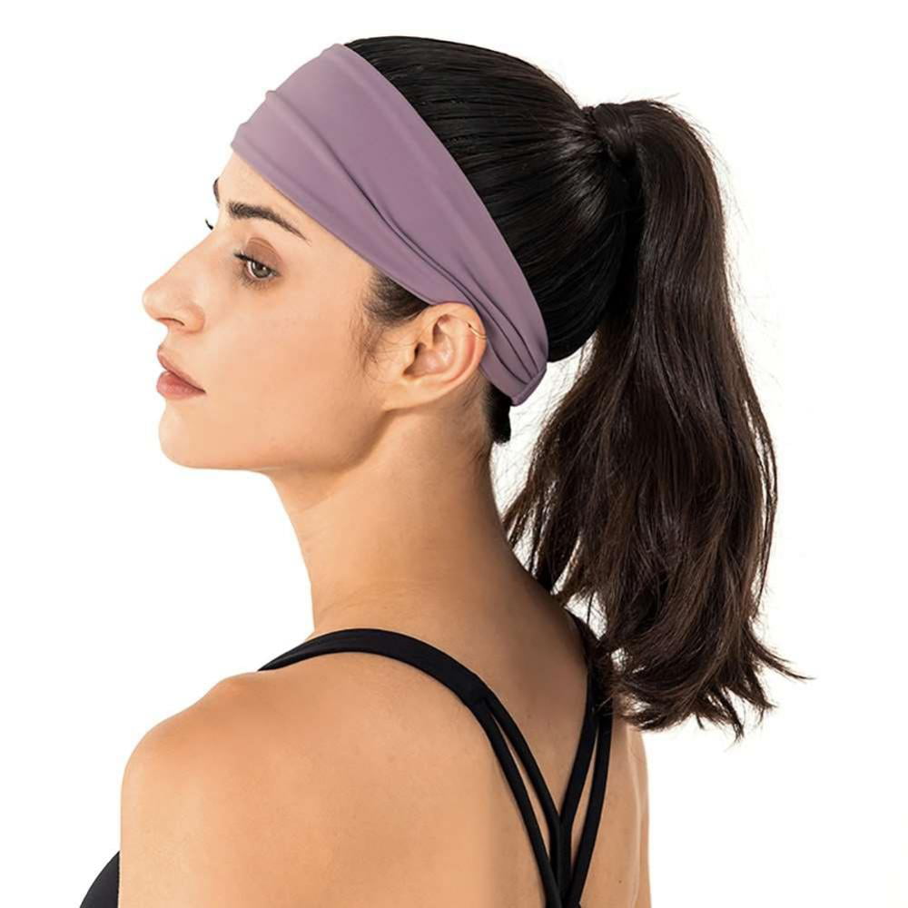 Elastic Bandana Women Headbands Head Wrap Hair Accessorie for Yoga Running Hiking Cycling