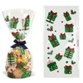thumbnail image 2 of Hadanceo Biscuit Bags Cartoon Pattern 50Pcs Christmas Print Bakery Bread Bags Damp-proof Useful for Home, 2 of 7