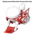 thumbnail image 5 of Replacement Part for Fisher-Price Imaginext Playset Inspired by DC Superfriends Holiday Theme - HML59 ~ Replacement Batman Batmobile Snowmobile ~ White and Red, 5 of 5