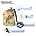 thumbnail image 5 of Naloa Canvas Backpack for Men Women Beautiful Bright Birds And Flowers Print Rucksack Casual Travel Daypack Large and Small Durable College Tote Satchel Bookbag for Teens, 5 of 8