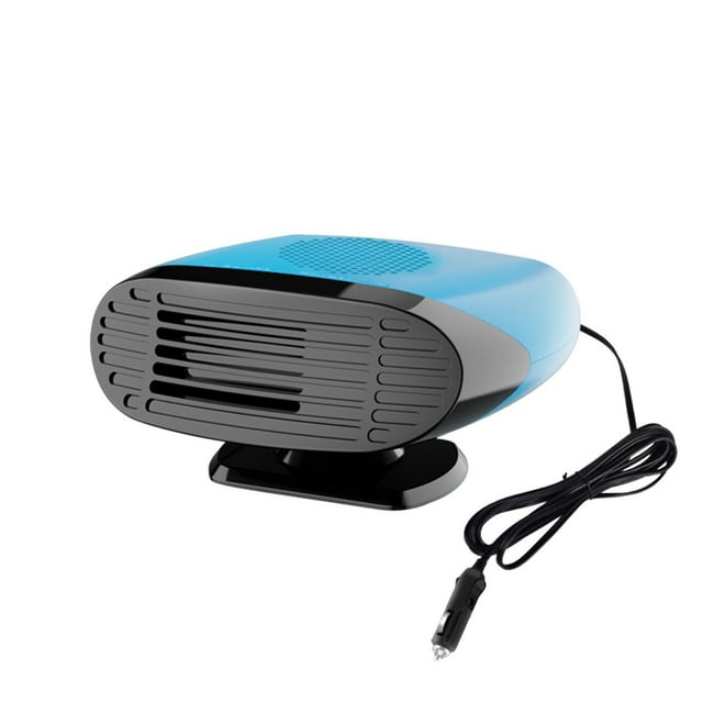 QIPOPIQ Electric Car Heater Trucks Heating Cooling Fan Defrost Portable Auto Heater Fan Anti-Fog Car Defroster Quick Heating Or Cooling Effects