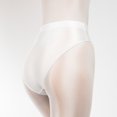 thumbnail image 5 of Women'S Panties Super Thin Shiny Transparent High Waisted Briefs Sexy And Smooth,White Women'S Nylon Underwear XL, 5 of 5
