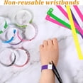 thumbnail image 4 of 60 Pulseras de Vinilo en 10 Colores, Pulseras de Plástico para Eventos, Pulseras de Plástico Neón para Eventos., 4 of 5