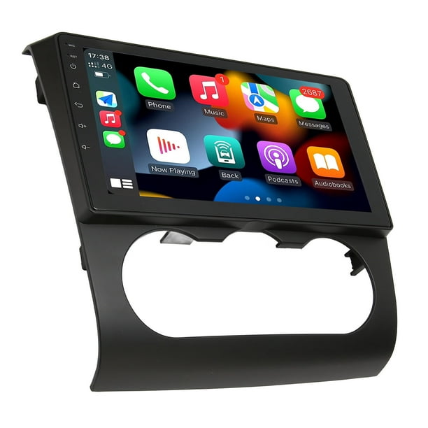 Radio para automóvil estéreo para automóvil con pantalla táctil GPS y pantalla IPS HD de 9 pulgadas para música