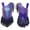 Blue, variant on YiZYiF Kids Girls Metallic Gymnastics Ballet Dance Leotard Sparkly Sequins Tassels Mermaid Bodysuit Blue 6