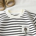 thumbnail image 7 of NOLDARES Toddler Baby Boy Clothes Boys Summer Outfits Short Sleeve Patchwork T-Shirt & Solid Shorts Set 12 Months-5T Blazer,7-8 Y, 7 of 7