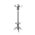 thumbnail image 1 of Ore International FF-R11-WALNUT 68 in. Colton Brown Coat Rack with Umbrella Holder, 1 of 1