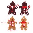 thumbnail image 3 of 12 unids Pan de jengibre Hombre Colgante Árbol de Navidad Colgante Decoración Partido Layout Colgante, 3 of 5