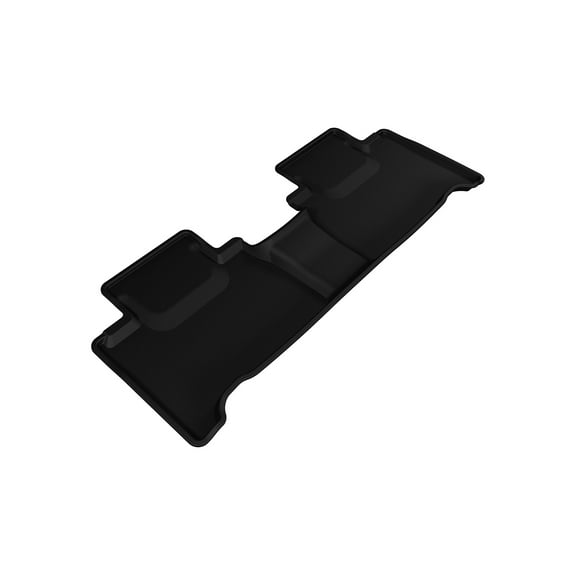 3D MAXpider Second Row Custom Fit All-Weather Floor Mat for Select Lexus NX/ NX Hybrid Models - Kagu Rubber (Black)