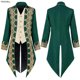 thumbnail image 5 of Chaqueta gótica victoriana estilo steampunk para hombre, frac de terciopelo morado vintage, levita medieval, uniforme renacentista, traje para hombre XXXL, 5 of 5