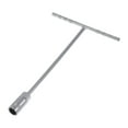 thumbnail image 1 of Llave de zócalo universal 28x18cm, llave de spanner duradera, extractor de zócalo de acero aleado 1 Pc hexágono 16mm para automóvil, motocicleta, dirtbike, llave de mango en T, 1 of 7