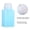 Blue, variant on NFTIGB Portable Refillable Pump Dispenser Bottle Nail Art Polish Makeup Remover Lotion Container, Square Blue, 5.1 inches / 13.0 cm