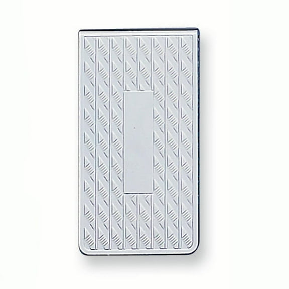 Silver-tone Money Clip with Engraving Area QGM2717
