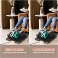 thumbnail image 3 of ESL Under Desk Elliptical - Portable  Exerciser with Pedal Strap for Seniors, Compact Seated Elliptical with Remote Control, LCD Display  Elliptical Trainers for, 3 of 7