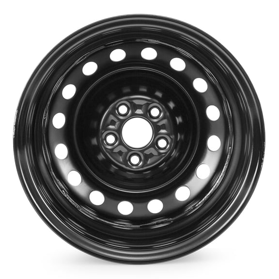 New 15" Wheel for 2009-2020 Toyota Corolla 15x6 inch Black Steel 5-lug Rim