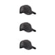 thumbnail image 5 of Minnieouse Men Hat Clothing Accessory Sunshade Baseball Breathable Outdoor Drying Adjustable Caps Quick Mesh Headgear Summer Sport negro 3piezas, 5 of 6