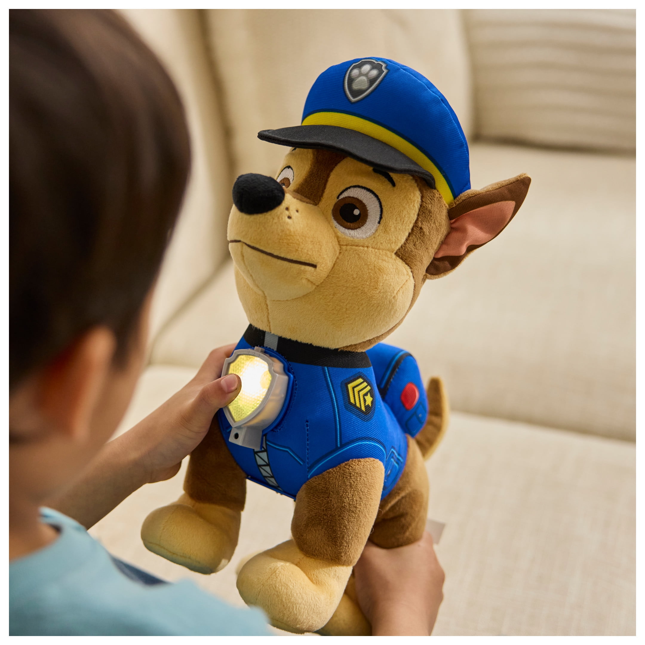 Paw Patrol Room Patrol Chase Interactive Electronic Plush Toy for Kids Ages 3 and up