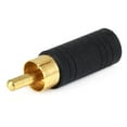 thumbnail image 1 of RCA Plug to 3.5mm TRS Stereo Jack Adapter_ Gold Plated, 1 of 2