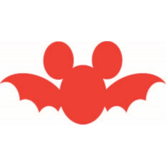 Halloween Bat Cartoon Character Decors Wall Sticker Art Design Decal for Girls Boys Kids Room Bedroom Nursery Kindergarten Home Decor Stickers Wall Art Vinyl Decoration (15x30 inch)