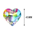 thumbnail image 4 of Captador de sol con forma de prisma con forma de corazón de cristal HDCRYSTALGIFTS, 50 mm (6 unidades), 4 of 7
