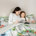 thumbnail image 4 of Homewish Western Farmhouse Cabin Bedding Comforter Set 7pcs, Jungle Mushroom Plant Queen Bedding Sets, Dreamy Blue Butterfly Reversible Queen Sheet Sets, Microfiber Bedroom Decor, 4 of 7
