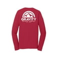thumbnail image 2 of Gravity Outdoor Co. Chemise à Manches Longues Performance - Rouge - Logo Blanc - 2TG, 2 of 2