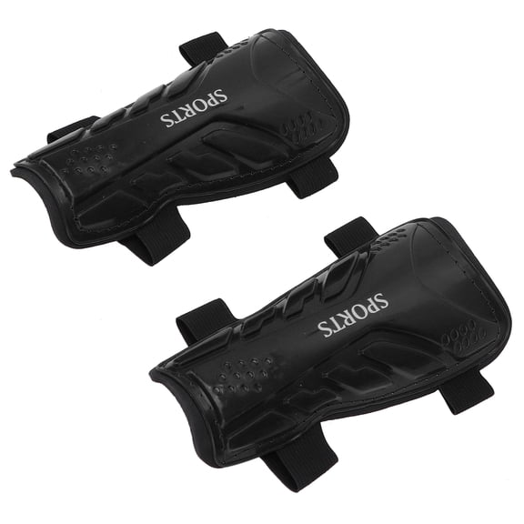 NFTIGB Kids Soccer Shin Guards Breathable Football Shin Pads Guard Sports Protective Training Leg Protector for Children & Youth (6.7 in / 17 cm, Black)