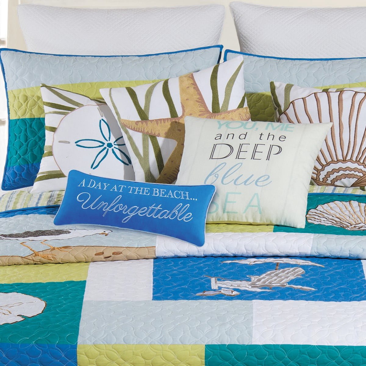 Blue Oasis Full/Queen Quilt