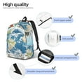 thumbnail image 4 of Naloa World Travel Canvas Backpack for Men Women Rucksack Casual Travel Daypack College Tote Satchel Bookbag for Teens-Small, 4 of 7