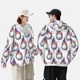 thumbnail image 4 of Balery Golf balls Sudadera ligera de manga larga con capucha y protección solar UPF 50+ para hombre y mujer, ideal para pesca y running-3X-Large, 4 of 7