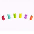 thumbnail image 7 of LHWEN Wine Glass Charms Drink Markers Cute Pineapple Glass Identifiers Silicone Drink Markers for Glasses Beer Mugs Easy Identification Fun Accessories for Parties Weddings Thanksgiving Christmas, 7 of 7